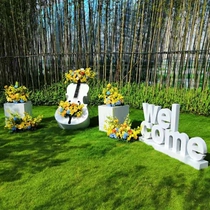 Outdoor garden cello statue sculpture fittings creative courtyard metal garden landscape musical instrument crafts decoration