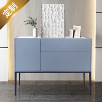 Light Extravagant Rock Board Xuan Guan Cabinet Dining Side Cabinet Minimalist Postmodern Restaurant Tea Water Cabinet Bowls Cabinet Nordic Living Room Storage Furniture