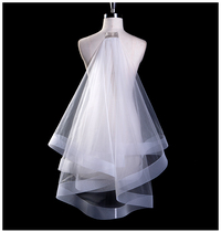 Photo-op photo Korean style bride wedding dresses wedding dresses new headwear minimalist Horsehair Veils