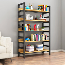 Bookshelf floor simple modern living room simple storage shelf bedroom multi-layer wrought iron shelf locker shelf