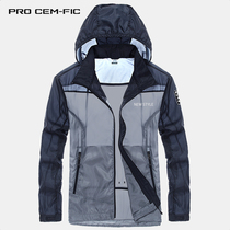 2022 new summer ice silk mens sunscreen ultra slim jacket breathable skin sweatshirt fishing sunscreen fishing