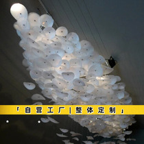 Proud Creative Engineering Hangover Case Glazed Lotus Leaf Aerial Art Hanging Accessories Overall Soft Dress Art Ceiling Decoration