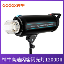 God Bull Flash Passenger 1200DII Flash Portrait Portrait and TV shed light 1200W 1200D Second generation Photographic lamp Film and TV lamp