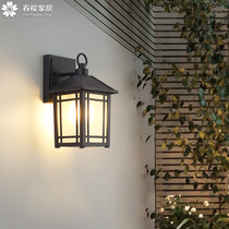 Wall Lamp American Retro Outdoor Waterproof Large Doorway Balcony Veranda Outdoor Patio Terrace Ultra Bright Villa External Wall Lamp