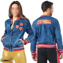 ZW Sportswear Men Womens Dress Mens Dress Fitness Dance Suit Denim Machia Jacket Lady Ladys Jacket Full Cotton
