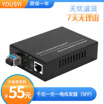 YOUYSI Gigabit fiber optic transceiver SFP optical module interface 1 electrical transceiver fiber optic switch 1