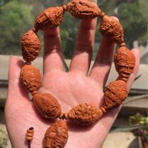 Text Playing Olive Nuclear Sculpture Suzhou Landscaped Handstring Male olive nuclear sculptor string  Garden Olive Hut Bracelet