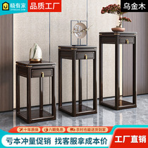 New Chinese Ukraine Flower Frame All-solid Wood Indoor Wooden Window Placement Frame Balcony Living Room Decoration Frame