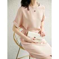 High-end hard goods 30mm heavy silk High-end mulberry silk summer light luxury socialite temperament thin dress