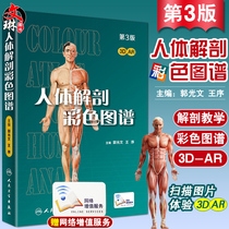 Genuine human anatomy color map 3rd edition 3rd edition Western Medicine local system planing surgeons book Guo Guangwen Full color human anatomy color map Take Knight Anatomy new edition 2nd edition