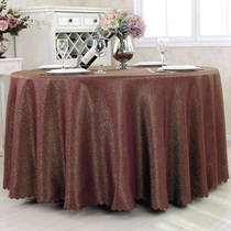 Hotel tablecloth fabric European restaurant restaurant dining table living room table tablecloth round table tablecloth