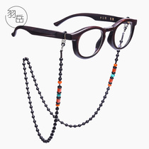 Glasses chain female retro court style halter neck rope fashion creative simple personality sunglasses non-slip rope Eye chain