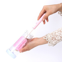 Japan imported OKAZAKI telescopic handle sponge wash cup brush thermos cup cleaning bottle brush no cleaner