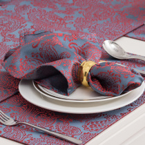 Dream lover napkin mouth cloth ring buckle wipe Cup cloth absorbent Western food cloth hotel square towel folding European Western napkin cloth