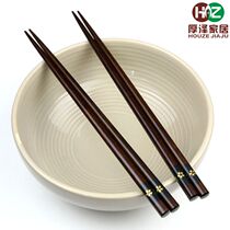 Indonesian iron wood cherry Japanese chopsticks Natural solid wood pointed chopsticks Japanese household tableware ten pairs