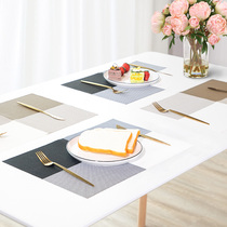 (Live room spike) Household table mat western food mat thickened anti-scalding mat bowl mat PVC heat insulation and waterproof