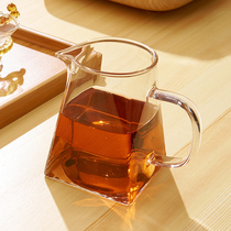 Heat-resistant and high-temperature thickened glass Road cup tea tea division male Cup Tea Tea Tea kung fu tea set