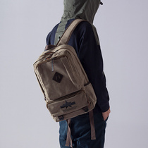 Japanese Korean Edition Current Shoulder Backpack Casual Wash canvas Computer Bag for Men and Women Junior High School School Pack