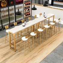 Simple modern bar chair Nordic stool Golden tall dining chair fashion creative home wine bar stool iron chair