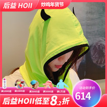 后益hoii三合一头套头巾面罩围脖防晒帽防紫外线遮阳小恶魔蒙面侠