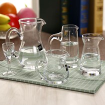 White wine wine separator Glass white wine cup set Household wine jug wine separator White wine thickened wine measuring device with scale