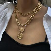 Punk Miami Cuban Choker Necklace Colar Hip Hop Big