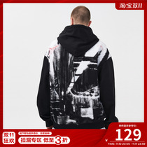 FPA(VENGETICE) Space Shuttle Full Version Sweater National Tide Loose Hip Hop Casual Hoodie Men