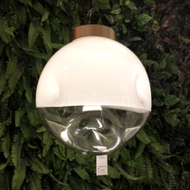 Bedroom bedside chandelier simple modern creative personality fashion atmosphere long line minimalist designer glass chandelier