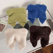 South Korean small crowdsourced hair line hat warm and chill autumn and winter dins Girl Care Ears Big Heads Surround Cute Hats Casual