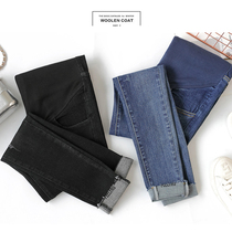 Pregnant woman jeans Spring and autumn slim fit 2019 new outwear pregnant woman pants Chauma fashion pregnant woman with underpants spring dress