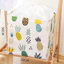 Extra large fabric storage basket bag bag clothing box storage box household clothes wardrobe quilt moving artifact