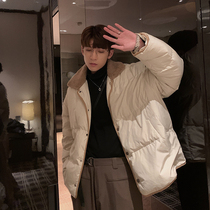 Hualun winter sense white duck down jacket mens light thin down jacket mens winter Korean version of the tide mens cotton wear