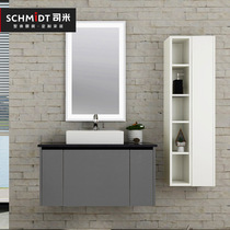 French Simi custom bathroom cabinet combination Nordic simple bathroom basin one washbasin wash table deposit