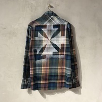 Zhang Yixing shirt 2020 new OFF OW WHITE spray arrow jacket Plaid men and women shirt Wang Yibo