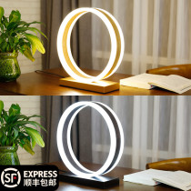 Table lamp Bedroom bedside lamp Warm romantic simple modern ins girl personality creative Nordic household led lamp