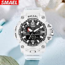 SMAEL Smael double-display student fashion waterproof multifunction electronic form male and female trend Inwind couple watches