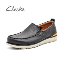 clarks Qi Le mens shoes Edgewood Step spring and autumn models casual set foot mens leather shoes leather comfortable shoes