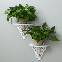 Wall shelf Flower Shelf Partitions PERFORATED WALL-MOUNTED DECORATION GREEN LOO MULTIMEAT SHELF WALL DECO SHELF FLOWER SHELF