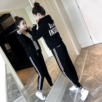 Sportswear Casual Suit Women 2021 Spring New Fashion Tide Cards Loose-wear Two Sets Spring Autumn 2020