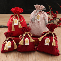 Wedding supplies wedding Velvet Candy Bag return creative wedding bag cloth bag wedding box candy box candy packaging bag