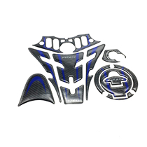 Applicable Yamaha YZF-R15 modified fuel tank cap patch fish bone patch protection sticker on Samsung Post lock hole patch carbon fiber