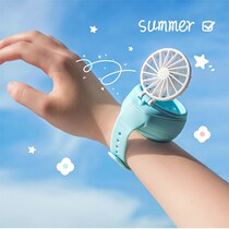 Mini Watch Fan Portable Small Spray Fan Desktop Mute Rechargeable Battery Mini fan