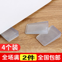 Wedge wardrobe pad foot block furniture find water balance triangle adjustable high slope non-slip plastic rubber silicone sheet