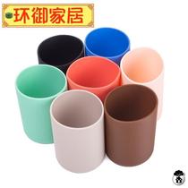 。 Cup hot straight barrel thickened half body cover glass water cup anti-slip sleeve anti-sleeve hot partition silicone cup guarantee 1 warm tea cup protection