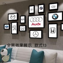 Car wash row American European-style industrial wind with frame beauty composition painting car painting ktv decoration hanging painting wall mural