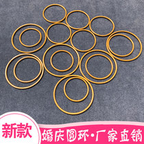 New wedding ring ring ring ring accessories material wedding dream catcher Net iron ring stage ring ring ring ring single circle