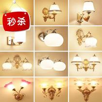 Chinese stair lamp electric 2 View wall background light crystal chandelier lighting lamp wedding room hanging wall bedroom light dressing table Wall