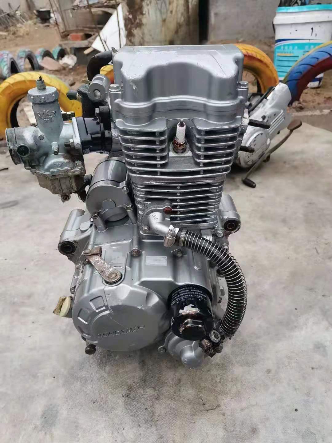 Second hand Original installation Zongshen 250 Water cooled tricycle locomotive engine suitable for all kinds of tricycle