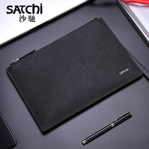 Sachchi handbag mens head layer of cow leather minimalist atmosphere mens hands with bag genuine leather Soft business hand grabbing bag mens large capacity