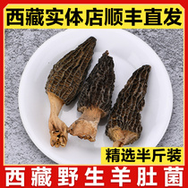Tibetan morel fresh dried Nyingchi wild 250g non-Yunnan specialty morel mushrooms half a catty gift box